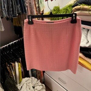 Versace Pink Knit two tone Pencil Skirt
